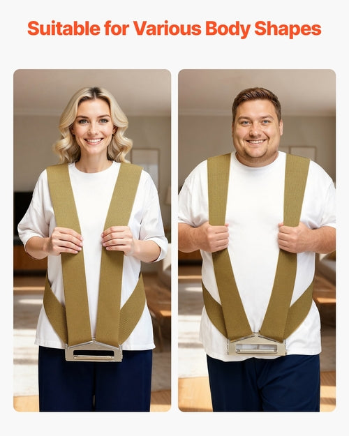 Moving Straps, Supports up to 453.6 kg, 2-Person Lifting and Moving